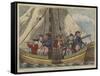 A Sea Voyage, 1796-Isaac Robert Cruikshank-Framed Stretched Canvas