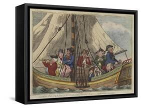 A Sea Voyage, 1796-Isaac Robert Cruikshank-Framed Stretched Canvas