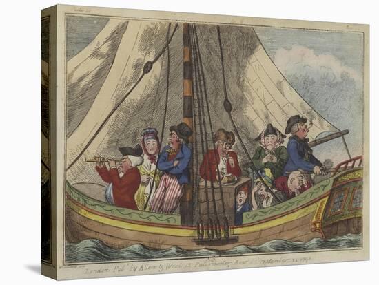 A Sea Voyage, 1796-Isaac Robert Cruikshank-Stretched Canvas
