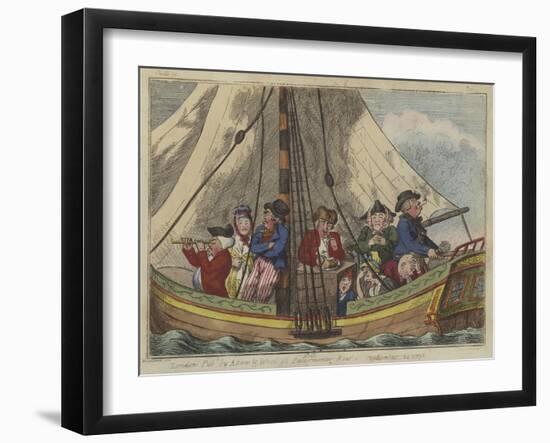 A Sea Voyage, 1796-Isaac Robert Cruikshank-Framed Giclee Print