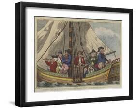 A Sea Voyage, 1796-Isaac Robert Cruikshank-Framed Giclee Print