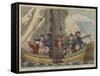 A Sea Voyage, 1796-Isaac Robert Cruikshank-Framed Stretched Canvas
