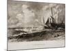 A Seabeach-John Constable-Mounted Giclee Print