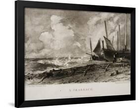 A Seabeach-John Constable-Framed Giclee Print