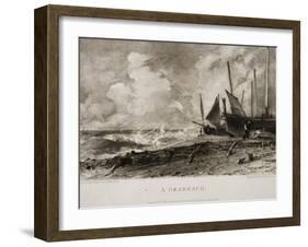 A Seabeach-John Constable-Framed Giclee Print