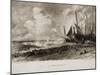 A Seabeach-John Constable-Mounted Giclee Print