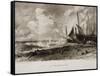 A Seabeach-John Constable-Framed Stretched Canvas