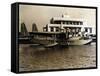 A Seaplane at the Pan Am Seaplane Base, Dinner Key, Florida, 1930s-null-Framed Stretched Canvas