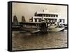 A Seaplane at the Pan Am Seaplane Base, Dinner Key, Florida, 1930s-null-Framed Stretched Canvas