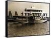 A Seaplane at the Pan Am Seaplane Base, Dinner Key, Florida, 1930s-null-Framed Stretched Canvas