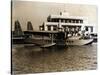 A Seaplane at the Pan Am Seaplane Base, Dinner Key, Florida, 1930s-null-Stretched Canvas