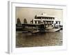 A Seaplane at the Pan Am Seaplane Base, Dinner Key, Florida, 1930s-null-Framed Photographic Print