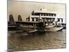 A Seaplane at the Pan Am Seaplane Base, Dinner Key, Florida, 1930s-null-Mounted Photographic Print