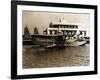 A Seaplane at the Pan Am Seaplane Base, Dinner Key, Florida, 1930s-null-Framed Photographic Print