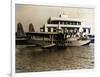 A Seaplane at the Pan Am Seaplane Base, Dinner Key, Florida, 1930s-null-Framed Photographic Print