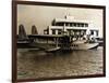 A Seaplane at the Pan Am Seaplane Base, Dinner Key, Florida, 1930s-null-Framed Photographic Print