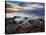 A Seascape at Sunrise from Miramar, Argentina-Stocktrek Images-Stretched Canvas