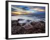 A Seascape at Sunrise from Miramar, Argentina-Stocktrek Images-Framed Photographic Print