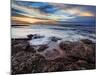 A Seascape at Sunrise from Miramar, Argentina-Stocktrek Images-Mounted Photographic Print