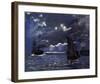 A Seascape, Shipping by Moonlight, c.1864-Claude Monet-Framed Premium Giclee Print