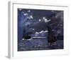A Seascape, Shipping by Moonlight, c.1864-Claude Monet-Framed Premium Giclee Print