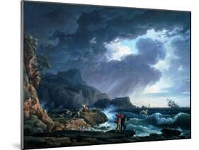 A Seastorm, 1752-Claude Joseph Vernet-Mounted Giclee Print