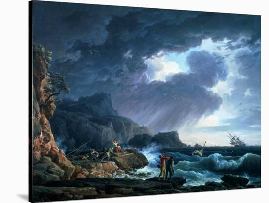 A Seastorm, 1752-Claude Joseph Vernet-Stretched Canvas