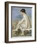 A Seated Bather-Pierre-Auguste Renoir-Framed Giclee Print