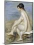 A Seated Bather-Pierre-Auguste Renoir-Mounted Giclee Print