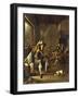 A Seated Cavalier with Soldiers Playing Cards, 1655-Jacob Duck-Framed Giclee Print