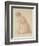 A Seated Figure of a Woman, 19th Century-Edward Burne-Jones-Framed Giclee Print