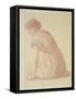 A Seated Figure of a Woman, 19th Century-Edward Burne-Jones-Framed Stretched Canvas