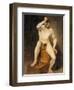 A Seated Male Nude-Hans Von Staschiripka Canon-Framed Giclee Print