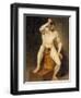 A Seated Male Nude-Hans Von Staschiripka Canon-Framed Giclee Print