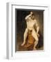 A Seated Male Nude-Hans Von Staschiripka Canon-Framed Giclee Print