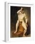 A Seated Male Nude-Hans Von Staschiripka Canon-Framed Giclee Print