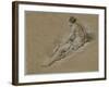 A Seated Nude Female-Francois Boucher-Framed Giclee Print