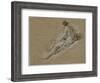 A Seated Nude Female-Francois Boucher-Framed Giclee Print