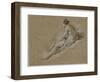 A Seated Nude Female-Francois Boucher-Framed Giclee Print