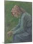 A Seated Peasant Woman, 1885-Camille Pissarro-Mounted Giclee Print