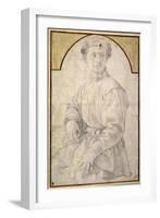 A Seated Youth Wearing a Cap-Jacopo da Carucci Pontormo-Framed Giclee Print