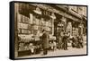 A Second Hand Bookshop, Charing Cross Road-null-Framed Stretched Canvas