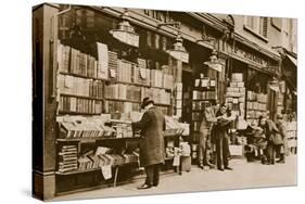 A Second Hand Bookshop, Charing Cross Road-null-Stretched Canvas