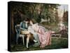 A Secret Liaison-Joseph Frederic Soulacroix-Stretched Canvas