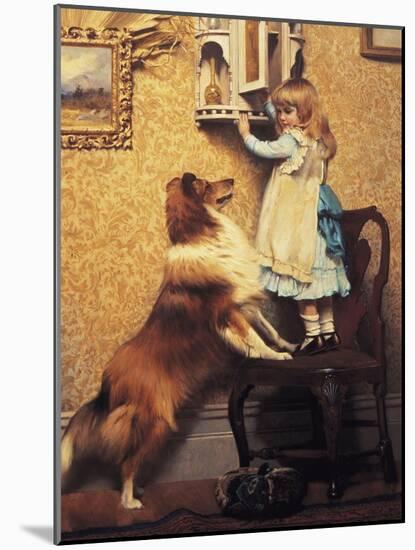 A Secret Place-Charles Burton Barber-Mounted Giclee Print