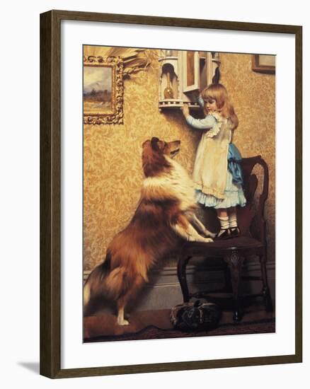 A Secret Place-Charles Burton Barber-Framed Giclee Print