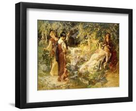 A Secret Wood, 1900-Frederick Arthur Bridgman-Framed Giclee Print