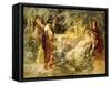 A Secret Wood (Un Bois Secret). 1900-Frederick Arthur Bridgman-Framed Stretched Canvas