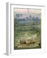 A Section from the Second Version of 'The Morning', 1810-Philipp Otto Runge-Framed Giclee Print
