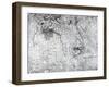 A Section of a Sheet from the Survey of London and its Environs, 1741-5, pub. 1769-John Rocque-Framed Giclee Print